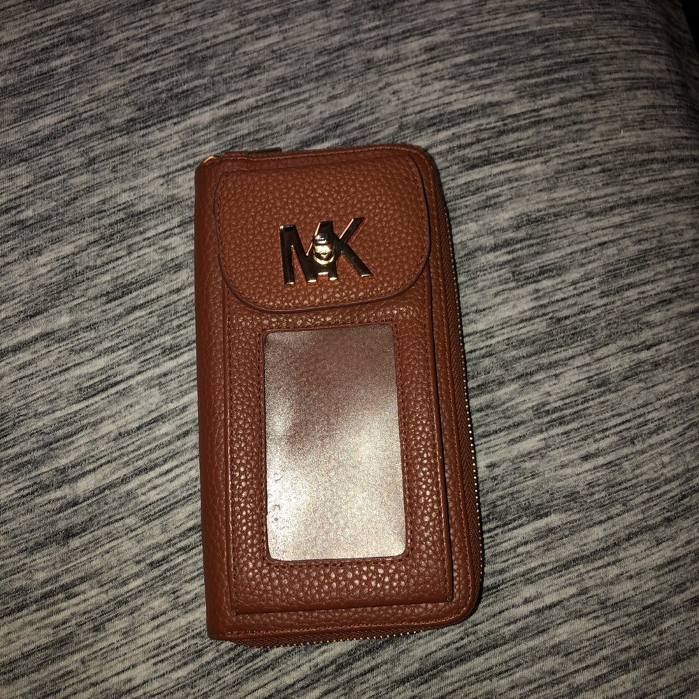Brown MK Wallet